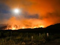 Un feu de forêt en Californie