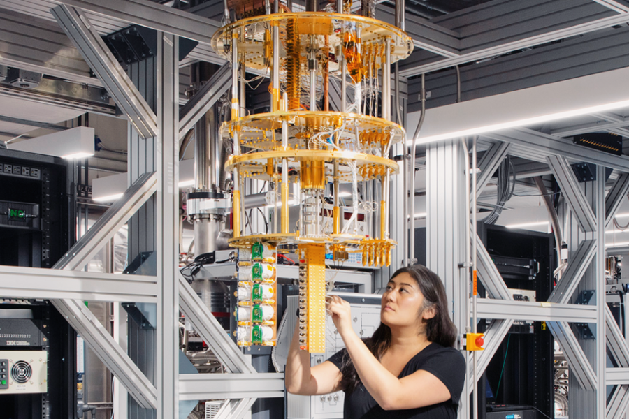 Un ordinateur quantique produit chez IBM