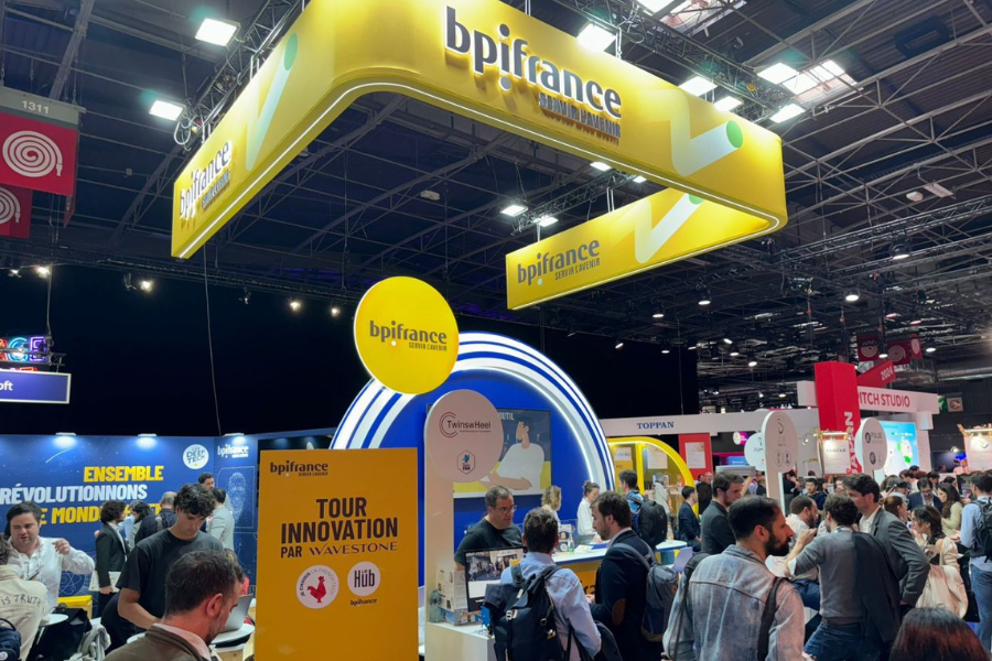 Le stand Bpifrance au salon Viva Tech