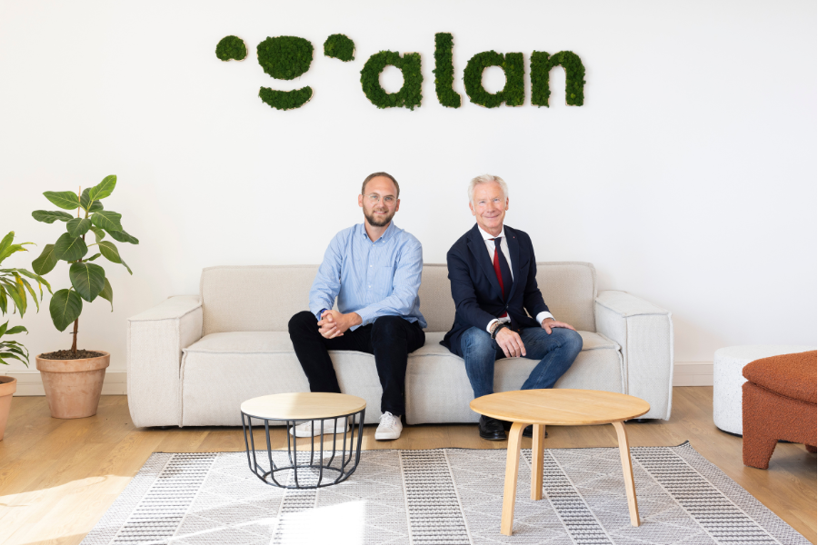 ean-Charles Samuelian, CEO d'Alan et Marc Raisière, CEO de Belfius