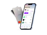 Smartphone affichant l'application Kard