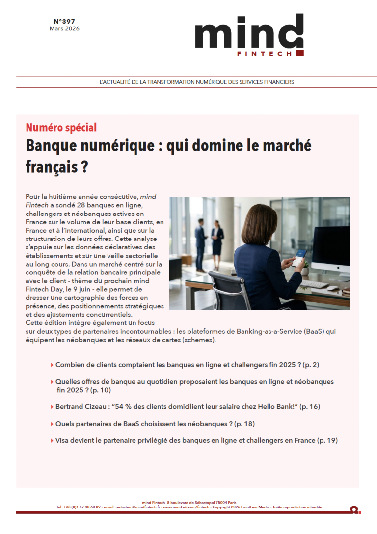 Image à la une de l'article La lettre mind Fintech n°397
