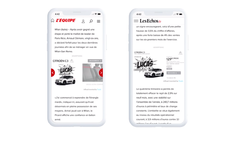 Image à la une de l'article Comment Citroën France a communiqué à la performance sur des sites exclusivement labellisés Digital Ad Trust en utilisant l&rsquo;offre de Teads