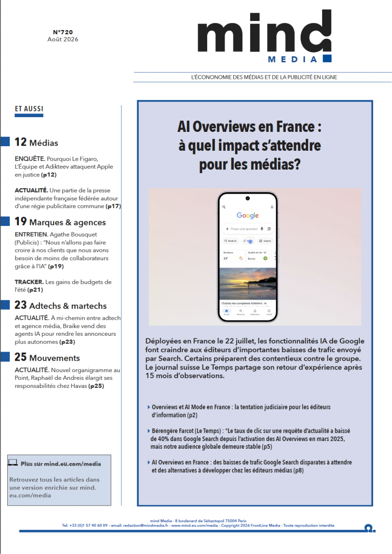 Image à la une de l'article La Lettre mind Media n°720