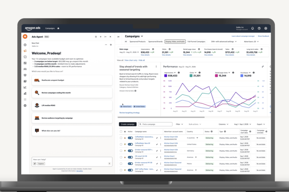 Image à la une de l'article Amazon DSP devient DVA+ et crée un workflow agentique unique
