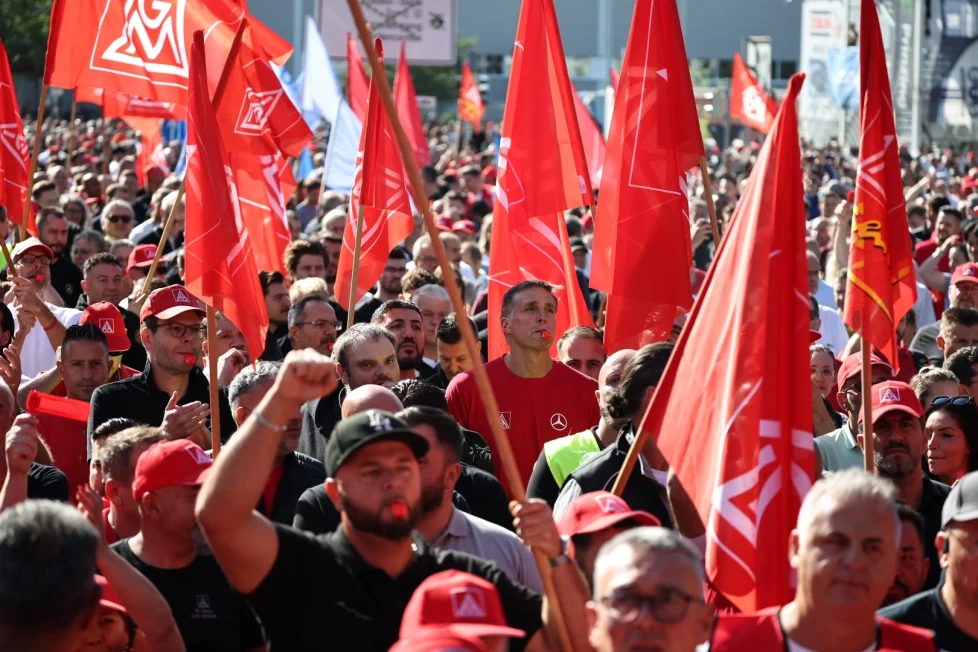 Image à la une de l'article Allemagne : grande journée d’action syndicale dans l’industrie automobile avant les négociations collectives 