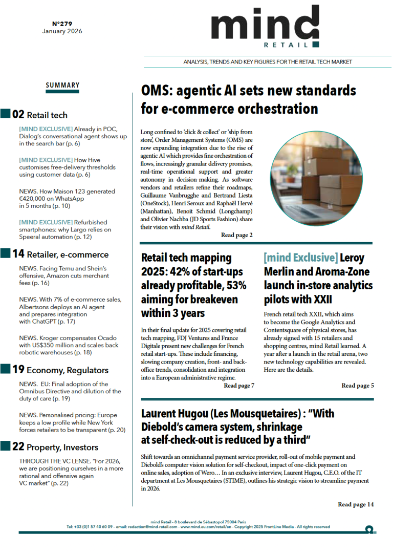 Featured image of the article mind Retail n°279 – January 2026