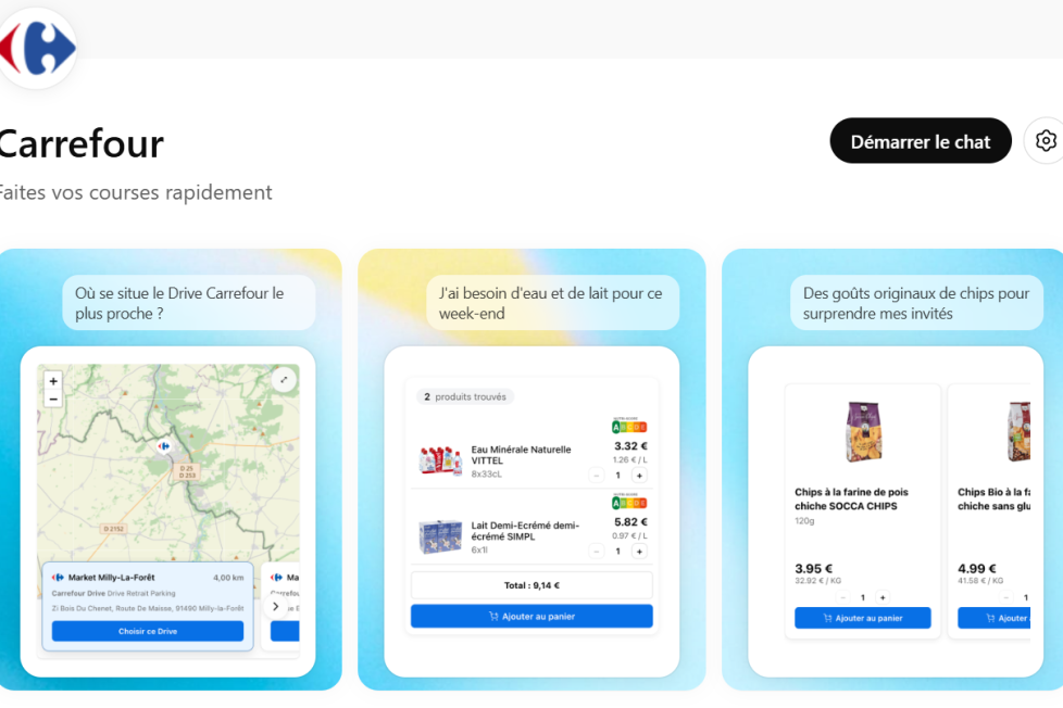 Image à la une de l'article Alors qu&rsquo;OpenAI enterre le paiement natif, Sephora et Carrefour misent sur la découverte dans ChatGPT 