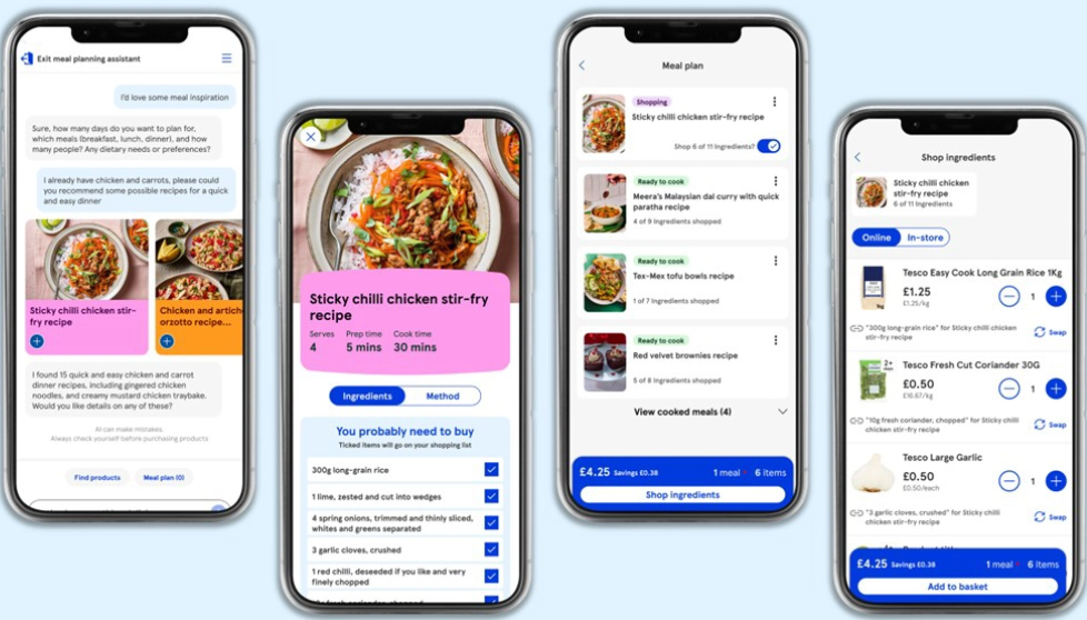 Featured image of the article Shopping list: Tesco and Shoprite test AI assistants to simplify food e-commerce basket 