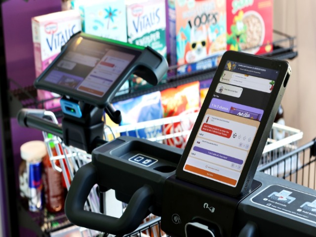 Image à la une de l'article Hanshow fait une percée aux USA, mais bute sur l&rsquo;équation financière de son chariot connecté